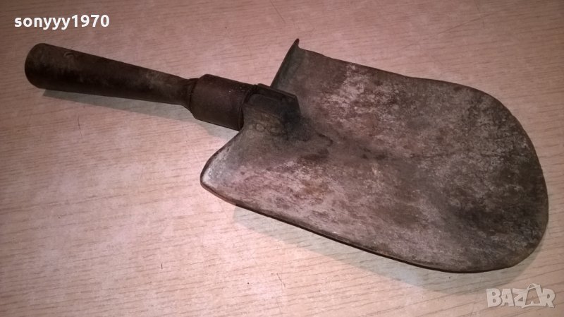 стара сгъваема лопата-36х15см-метална, снимка 1