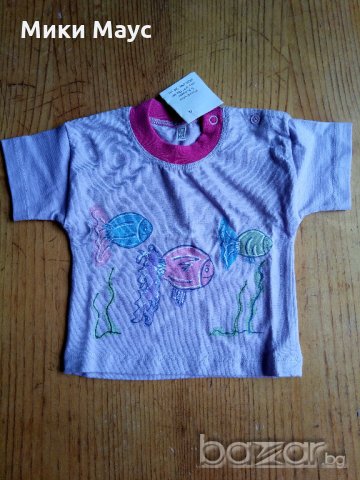 Български блузки с къс ръкав, снимка 2 - Бебешки блузки - 18364586