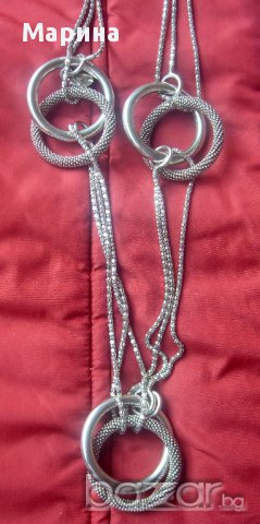 Оригинално сребърно колие Oxette, снимка 4 - Колиета, медальони, синджири - 17039812