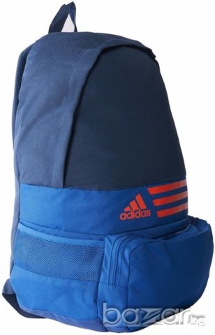 Нова раница Adidas 3 Stripes DER Backpack Dark Blue, снимка 3 - Чанти - 19215641