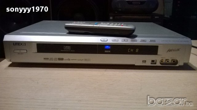 Liteon lvw-5027 hdd/dvd recorder+remote-внос швеицария, снимка 4 - Ресийвъри, усилватели, смесителни пултове - 15298644