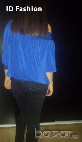 Страхотна туника в синьо, снимка 2 - Туники - 15805171