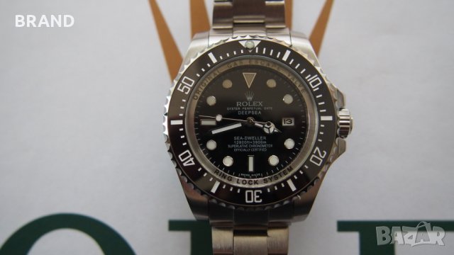 Масивен мъжки часовник ROLEX Deepsea Sea-Dweller 44мм клас ААА+, снимка 15 - Мъжки - 24363741