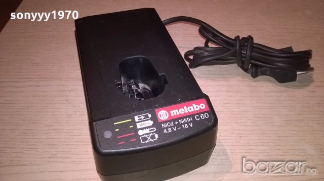 metabo c60 4.8-18v battery charger-внос швеицария