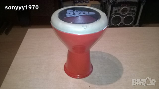 КАФЯВА СИНЯ ЗЕЛЕНА ЧЕРНА нова тарамбука 26х17см-внос сирия, снимка 6 - Ударни инструменти - 23460800