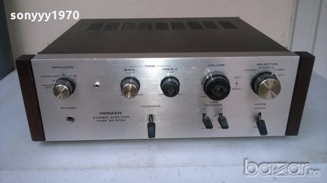 заявен⭐ █▬█ █ █▀ █ ⭐Pioneer sa-500a-amplifier-made in japan-внос швеицария, снимка 2 - Ресийвъри, усилватели, смесителни пултове - 19899457
