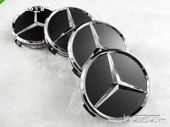 4 бр.капачки за джанти на MERCEDES с диаметър 75 mm