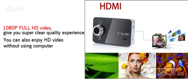 0497 DVR камера за кола FULL HD 1080p 1920x1080, снимка 6 - Аксесоари и консумативи - 17446743