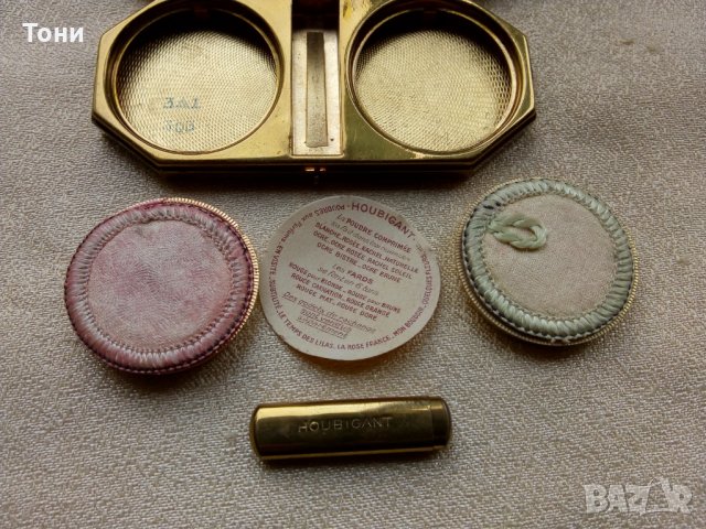 Houbigant секни ,пудриера 1900 - 1920 г , снимка 5 - Антикварни и старинни предмети - 23166459