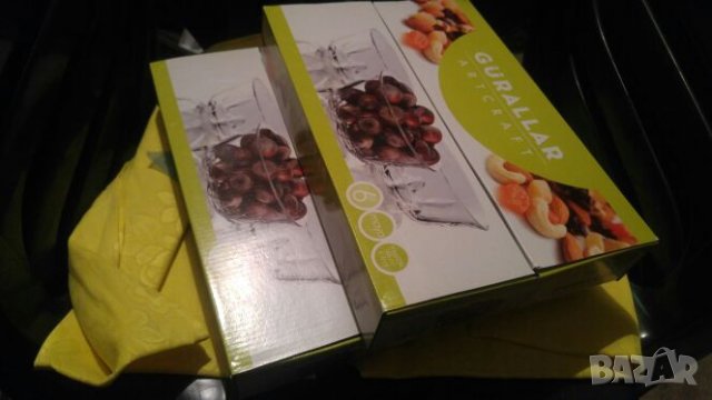 Купички за ядки 6бр, снимка 3 - Сервизи - 24250143