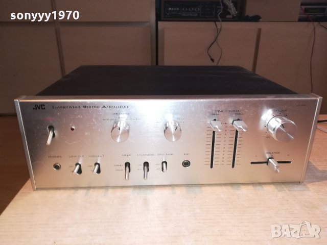 jvc-amplifier-ретро колекционерска машина-внос швеицария, снимка 2 - Ресийвъри, усилватели, смесителни пултове - 21996088