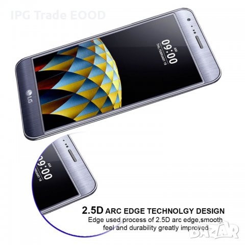 LG X Cam стъклен протектор, снимка 7 - Фолия, протектори - 23819095