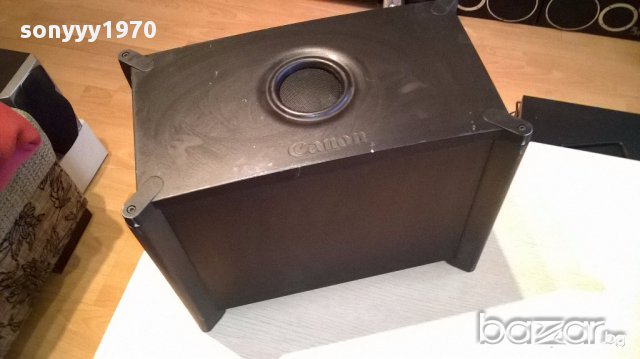 Canon subwoofer-50/40/27см-с 2 басака-внос швеицария, снимка 6 - Тонколони - 14171042