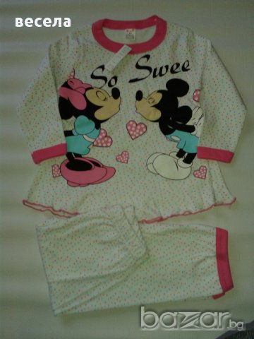 Детска пижама за момиче, 100% памук