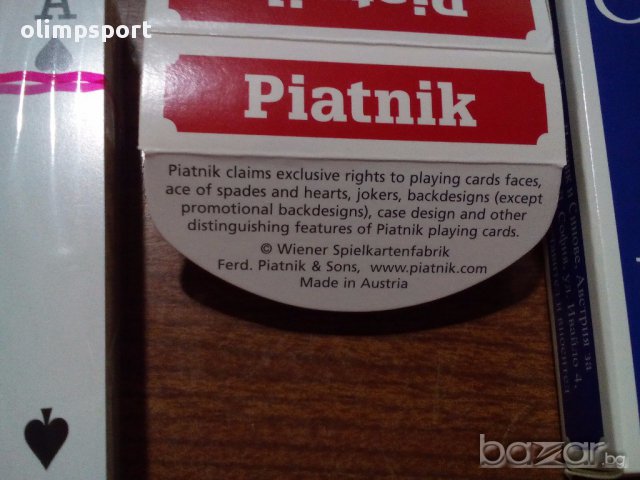 Карти за игра PIATNIK NO.1300 Classic , снимка 4 - Карти за игра - 15171019