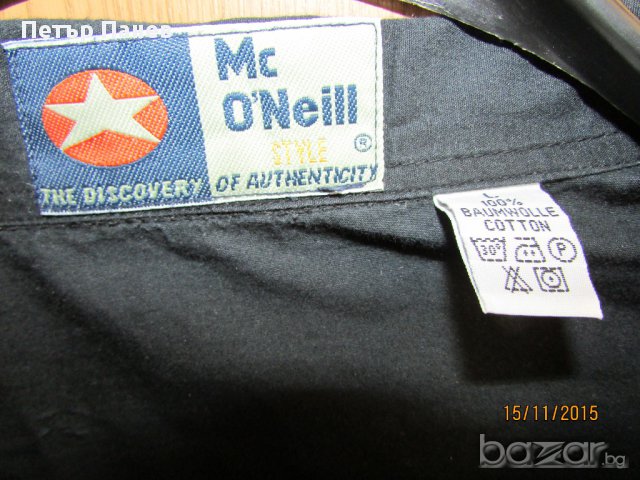 Тъмно синя Mc Oneill - носена 2 пъти - 44 размер, снимка 2 - Ризи - 12583785