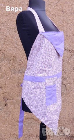 Кухненска престилка с десен на мандали в лила!Кройка ромб!, снимка 7 - Други - 25680639