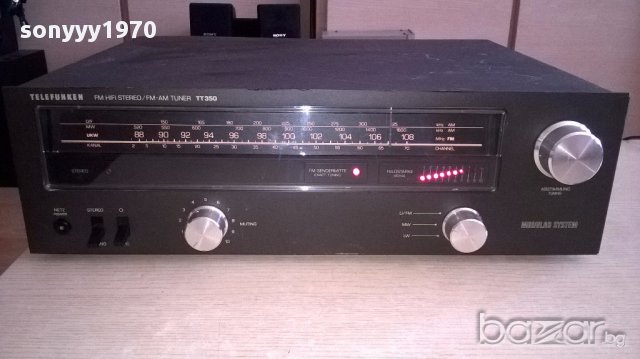 HIFI-telefunken tt350 STEREO TUNER-внос швеицария, снимка 8 - Ресийвъри, усилватели, смесителни пултове - 17959961