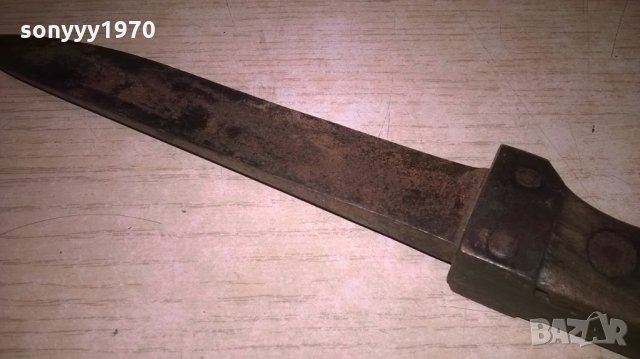 стар френски нож-колекционерски-внос франция-25см, снимка 12 - Колекции - 22333021