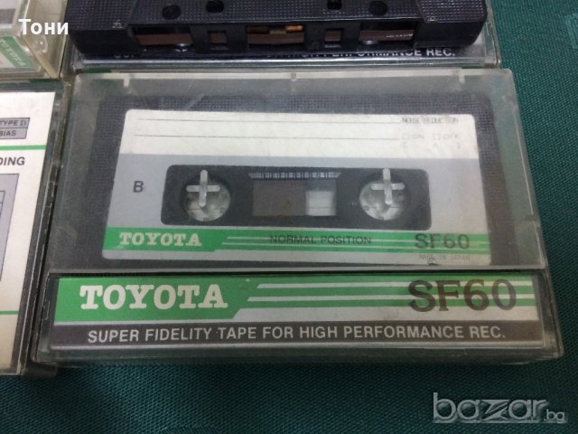 TOYOTA SF 60 аудио касети, снимка 1 - Аудиосистеми - 18917369