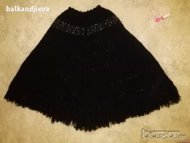 Ръчно плетено пончо