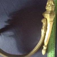 стара барокова закачалка от бронз, снимка 6 - Антикварни и старинни предмети - 20119305