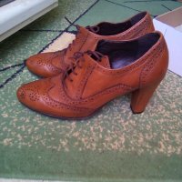 Пролетно-есенни кожени обувки, снимка 2 - Дамски елегантни обувки - 25658567