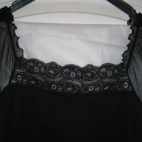 рокля черна-ефирна, снимка 2 - Рокли - 23703593