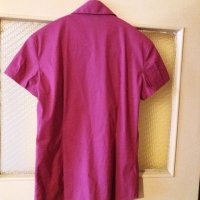 Дам.риза-"ESPRIT"-/памук+полиамид+ликра/-бордо. Закупена от Германия., снимка 2 - Ризи - 22002771