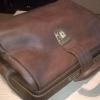 АНТИКА-ретро кожена докторска чанта 40х31х15см, снимка 4 - Антикварни и старинни предмети - 19111154