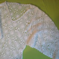 Блуза плетиво бяла М размер, снимка 3 - Блузи с дълъг ръкав и пуловери - 15065327
