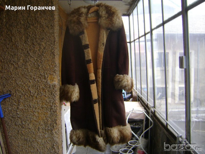 Кожух-дамски от агнешка кожа, снимка 1