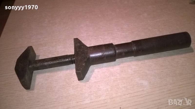 антика-стар немски раздвижен ключ/чук-внос швеицария, снимка 1