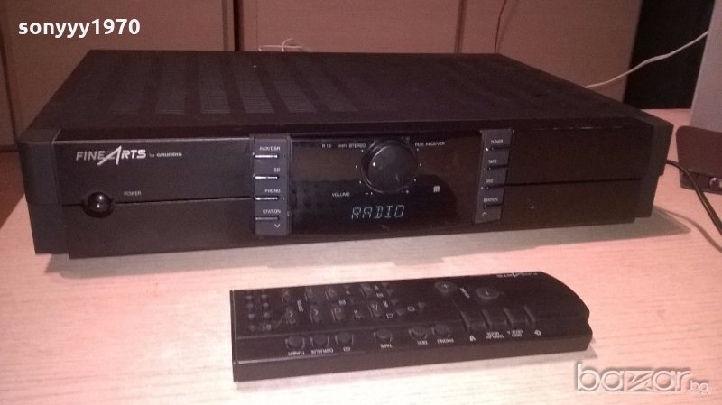 finearts by grundig-Fine Arts HiFi Stereo RDS Receiver R12-внос швеицария, снимка 1
