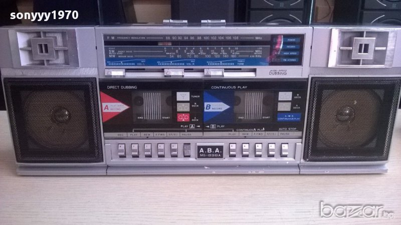 A.b.a mg-898a-stereo cassette recorder-внос швеицария, снимка 1