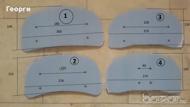 Слюда,дефлектор въздушен за мотоциклет-универсален, снимка 8 - Аксесоари и консумативи - 13525188