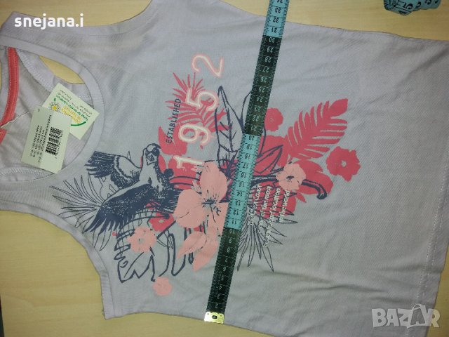 Ново лятно потниче за момиче 6-8 г., снимка 6 - Детски тениски и потници - 21720588