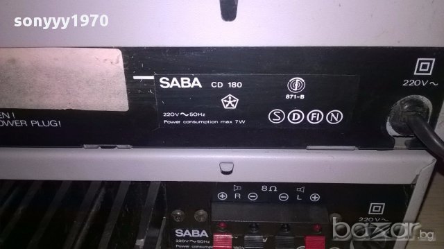 saba deck+tuner+amplifier-внос швеицария, снимка 10 - Ресийвъри, усилватели, смесителни пултове - 18000308