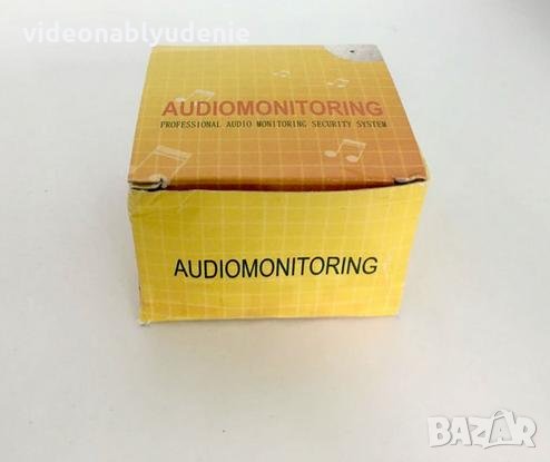 Куполен Аудио Мониторинг CCTV Микрофон за Видеонаблюдение с Регулируема Чувствителност, снимка 2 - Микрофони - 25837673