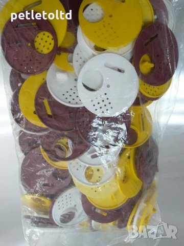 Пластмасови прелки за кошери Ф 70 мм ( 200 бр ), снимка 2 - За пчели - 24799529