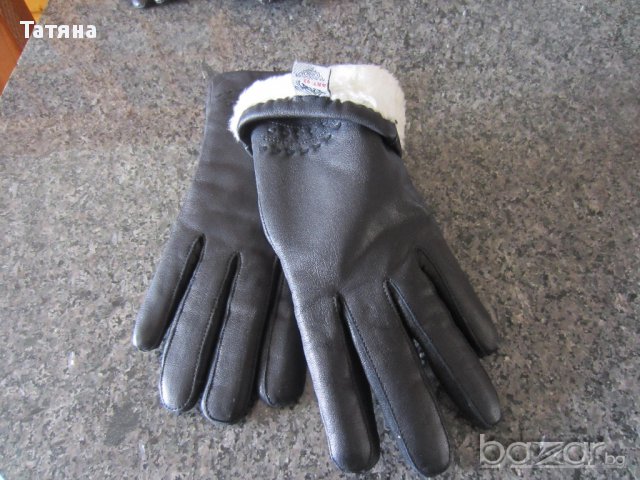 дам. ръкавици - кожени, снимка 1 - Шапки - 12054632