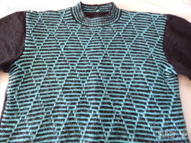 Мъжки пуловер плетиво , снимка 4 - Пуловери - 23209186
