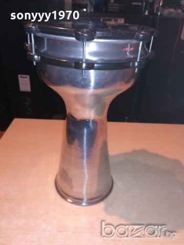 НОВА алуминиева-Music syria-made in syria-тарамбука-40х25см, снимка 14 - Ударни инструменти - 21196376