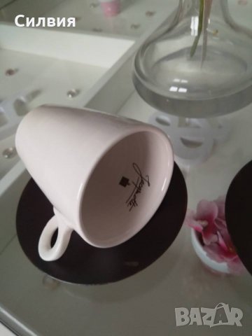 Луксозен сет от 2бр. чаши за кафе✿‿✿, снимка 5 - Чаши - 24221312