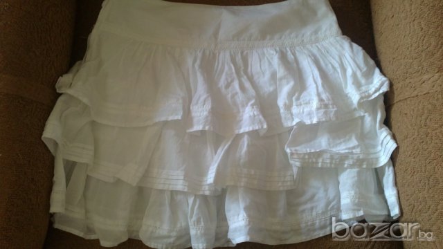 Бяла лятна пола, снимка 4 - Поли - 7822356
