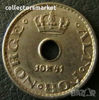 10 йоре 1941, Норвегия, снимка 2 - Нумизматика и бонистика - 21617043
