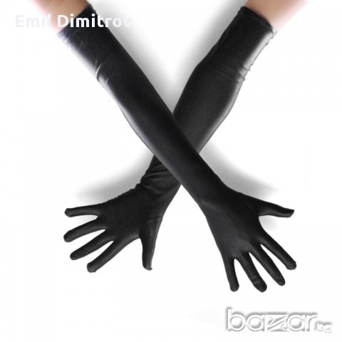 Дълги дамски ръкавици - различни цветове, снимка 10 - Ръкавици - 16727379