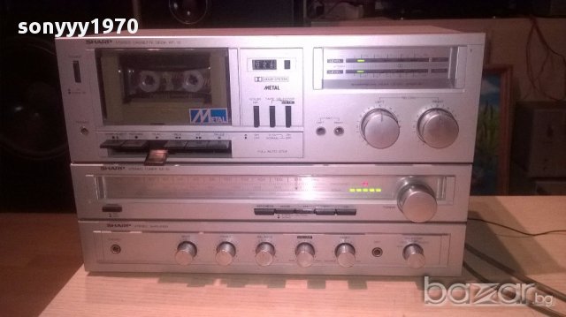 Sharp receiver+sharp deck-made in japan-внос швеицария