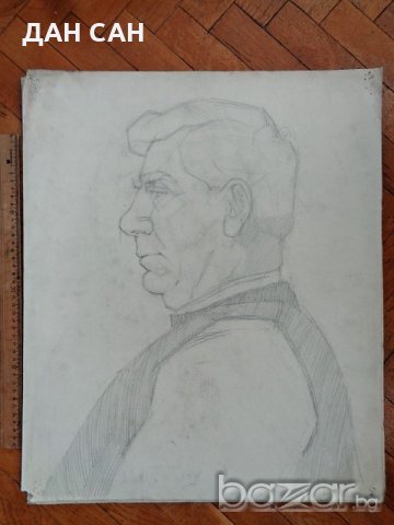 картон рисуван от двете страни Етюди хора, снимка 10 - Картини - 20112448