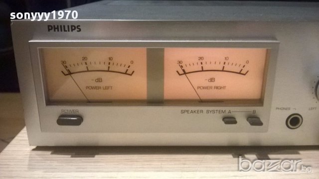 philips stereo amplifier-ретро с чистачки-внос швеицария, снимка 4 - Ресийвъри, усилватели, смесителни пултове - 16019779